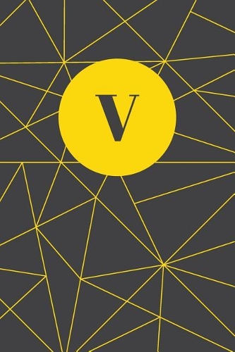 Monogram Initial V Notebook