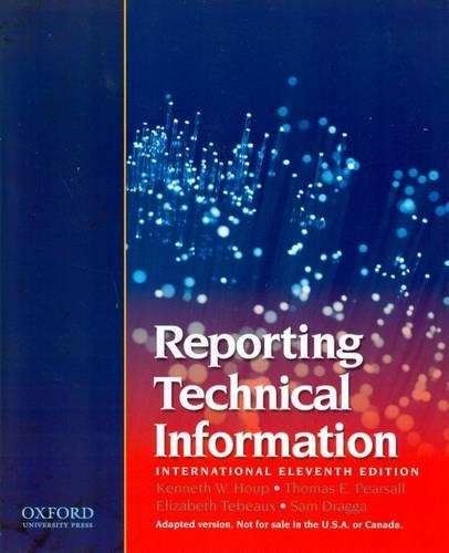 Reporting Technical Information