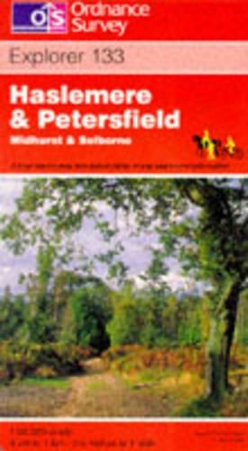 Haslemere and Petersfield, Midhurst and Selborne: (Sheet 133 Explorer Maps)