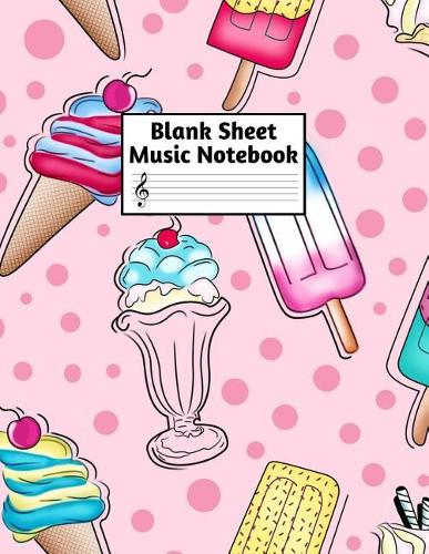 Blank Sheet Music Notebook: Easy Blank Staff Manuscript Book Large 8.5 X 11 Inches Musician Paper Wide 12 Staves Per Page for Piano, Flute, Violin, Guitar, Trumpet, Drums, Cell