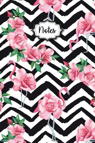 Notes: Monochrome Floral College Ruled Journal for Taking Notes Journaling School or Work