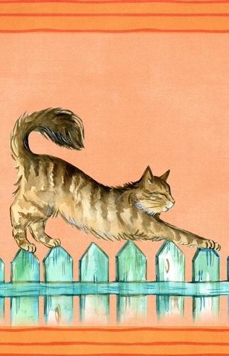 Bullet Journal for Cat Lover - Cat on the Fence