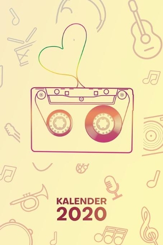 Kalender 2020: A5 Party Terminplaner für Kinder der 90er mit DATUM - 52 Kalenderwochen für Termine & To-Do Listen - I Love The 90s Terminkalender Retro Kassette Ja