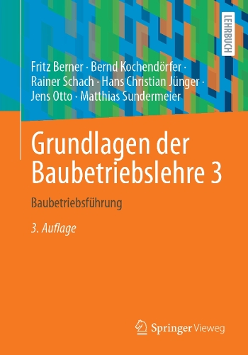 Grundlagen der Baubetriebslehre 3