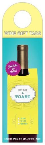 Knock Knock Make a Toast Wine Gift Tags