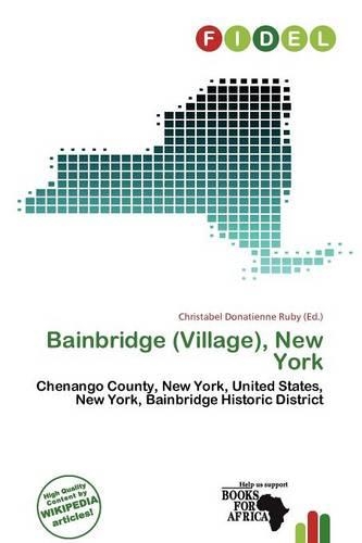 Bainbridge (Village), New York