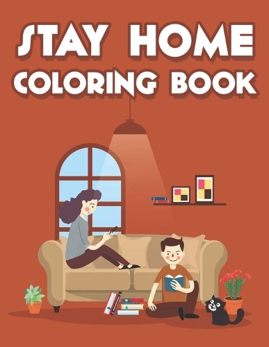 Stay Home Coloring Book