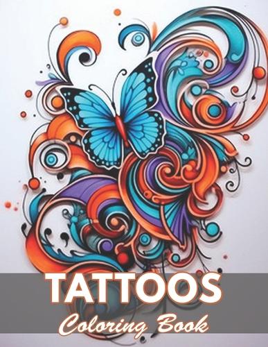Tattoos Coloring Book for Adults