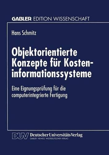Objektorientierte Konzepte für Kosteninformationssysteme
