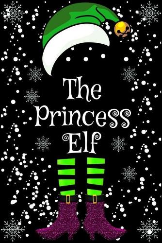 The Princess Elf: Christmas Matching Family Gift Notebooks snow Cover Blush Notes 6x9 100 noBleed