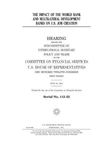 The Impact of the World Bank and Multilateral Development Banks on U.S. Job Creation
