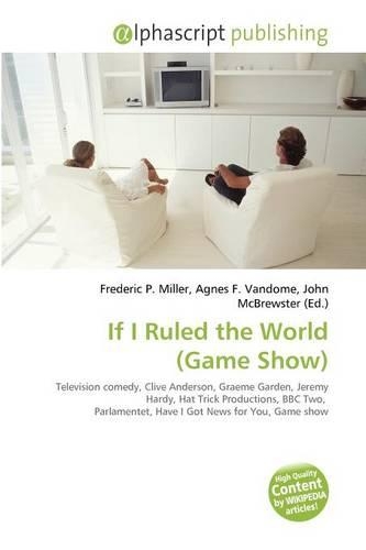 If I Ruled the World (Game Show)
