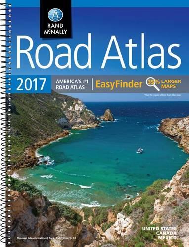 2017 Road Atlas Midsize Easy Finder - Spiral