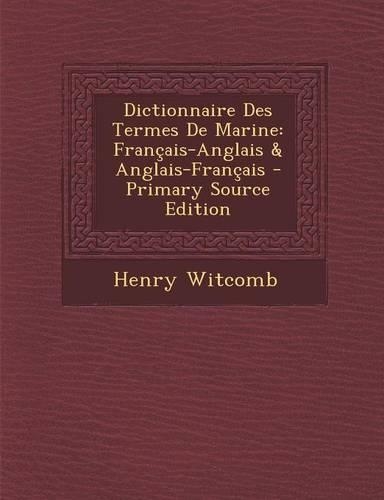 Dictionnaire Des Termes de Marine