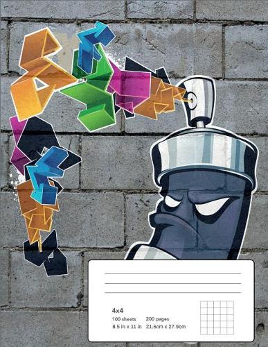 Colorful Graffiti Composition Book