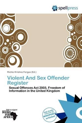 Violent and Sex Offender Register: (English)