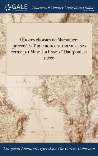 Oeuvres Choisies de Marsollier