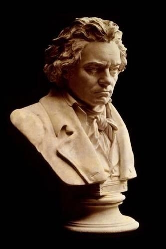 Bust of Ludwig Van Beethoven Musical Composer Journal