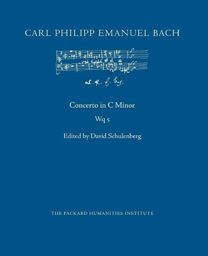 Concerto in C Minor, Wq 5: (29 Cpeb: Cw Offprints)