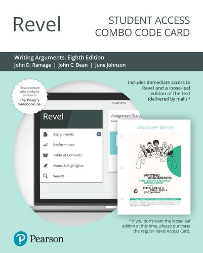 Revel for Writing Arguments: A Rhetoric with Readings, Concise Edition -- Combo Access Card