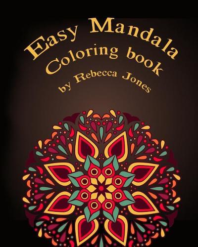 Easy mandala coloring book