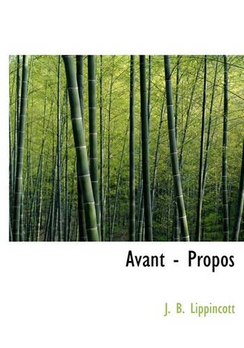 Avant - Propos