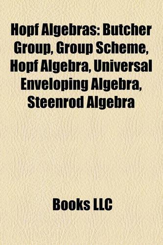 Hopf Algebras: Quantum Groups, Butcher Group, Group Scheme, Hopf Algebra, Steenrod Algebra, Quasisymmetric Function(English)