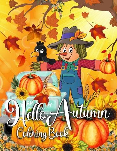 hello autumn coloring book