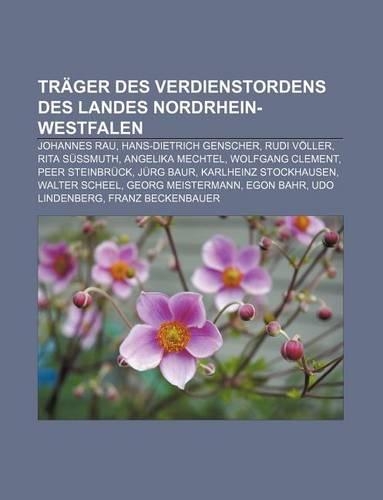 Trager Des Verdienstordens Des Landes Nordrhein-Westfalen