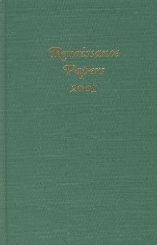Renaissance Papers 2001
