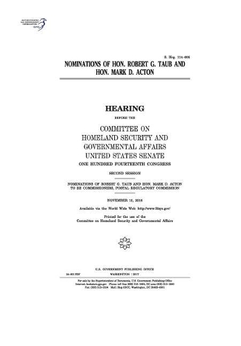 Nominations of Hon. Robert G. Taub and Hon. Mark D. Acton