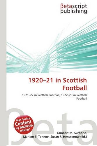 1920-21 in Scottish Football