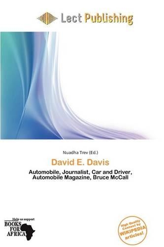 David E. Davis: (English)