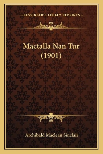 Mactalla Nan Tur (1901)