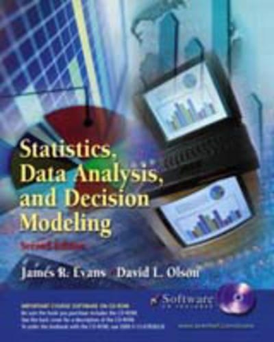 Statistics, Data Analysis and Decision Modeling