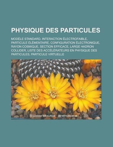 Physique Des Particules: Modele Standard, Interaction Electrofaible, Particule Elementaire, Configuration Electronique, Rayon Cosmique, Section(French)