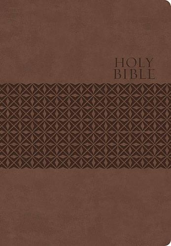 KJV Study Bible, Large Print, Leathersoft, Brown, Red Letter