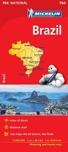 Brazil - Michelin National Map 764