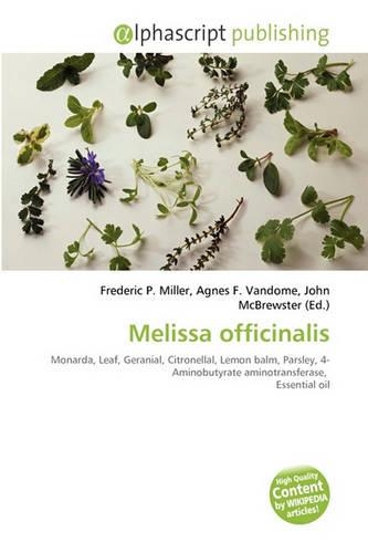 Melissa Officinalis: (English)