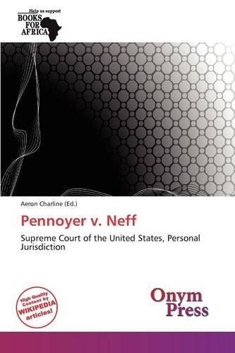 Pennoyer V. Neff