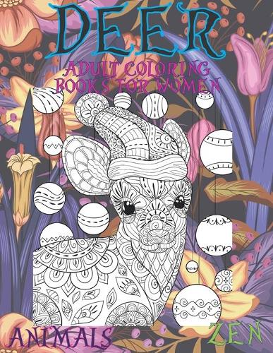 Adult Coloring Books for Women Zen - Animals - Deer