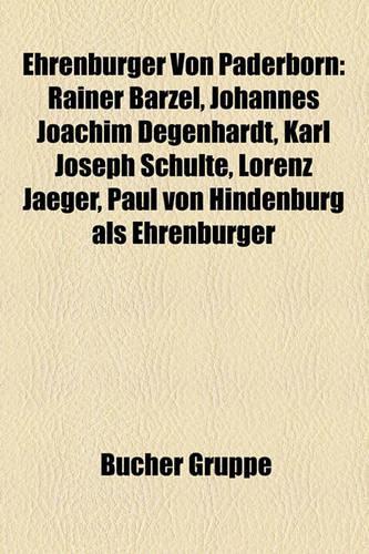 Ehrenburger Von Paderborn