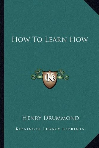How To Learn How