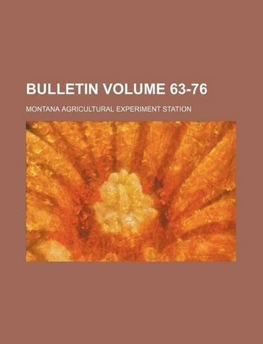Bulletin Volume 63-76: (English)