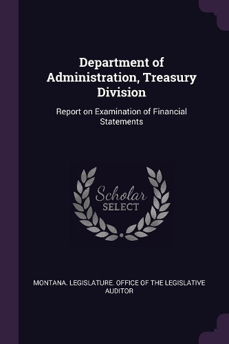 Department of Administration, Treasury Division