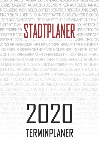 Stadtplaner - 2020 Terminplaner