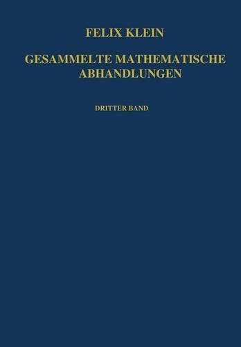 Gesammelte Mathematische Abhandlungen