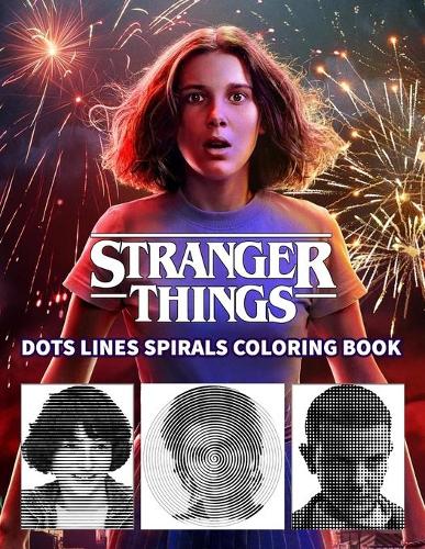 STRANGER THINGS Dots Line Spirals Coloring Book