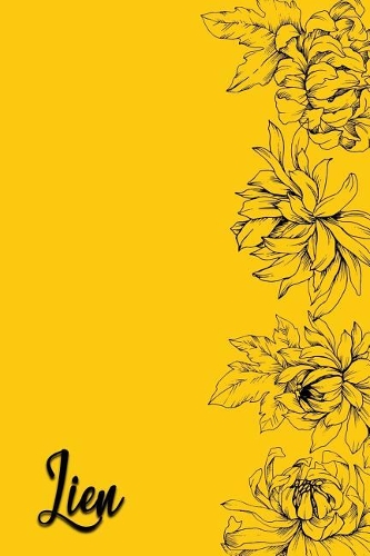 Lien: Personalized with Vietnamese Name Writing Journal for Women - Elegant Chrysanthemum & Yellow
