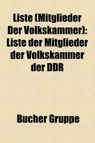 Liste (Mitglieder Der Volkskammer)